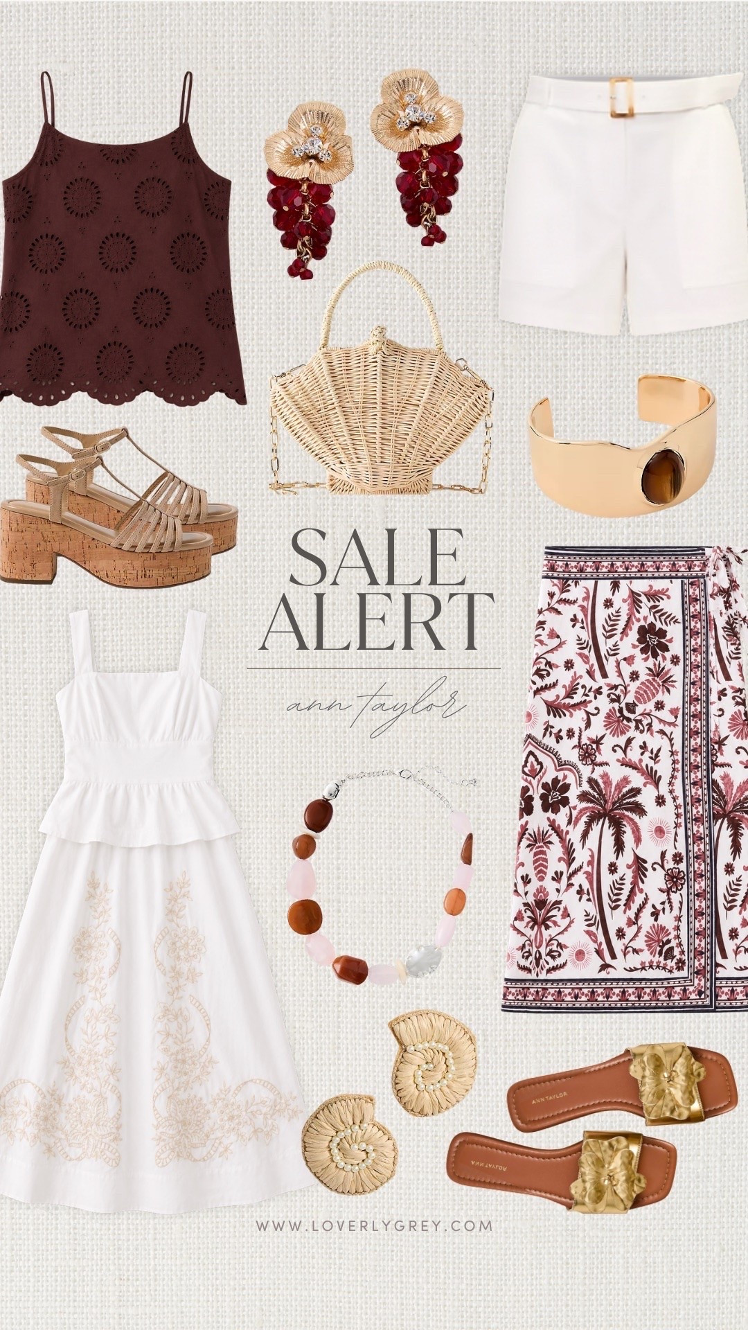 The Ann Taylor 40% off sale event is full of elevated summer pieces right now 🤎 From embroidered dresses to statement earrings and woven accessories, these finds feel timeless and chic. 

loverly grey, ann taylor sale, sale alert, summer fashion, chocolate brown outfit, ivory dress, woven handbag, statement earrings, summer sandals, elevated neutrals, resort style, chic summer outfit, vacation outfit, feminine style

#LTKSeasonal #LTKSaleAlert #LTKTravel