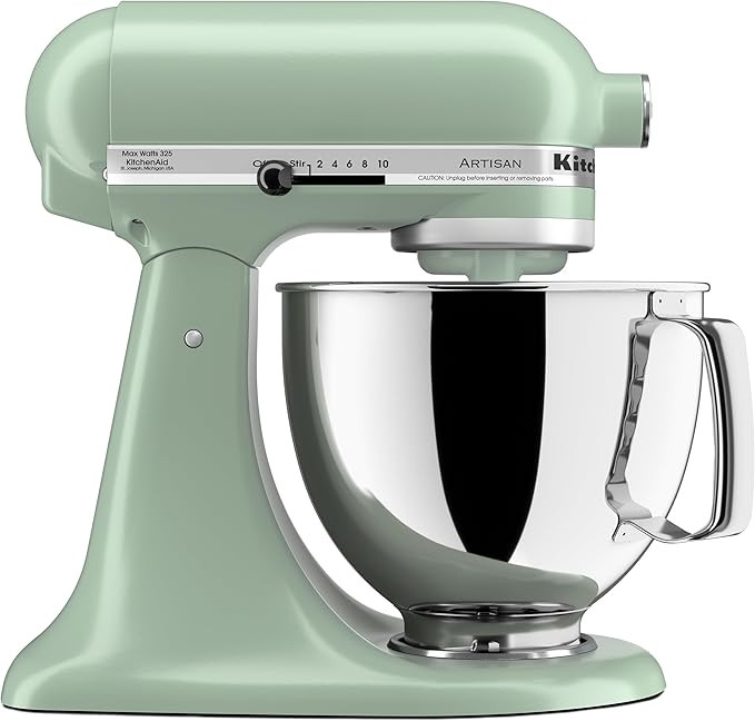 KitchenAid Artisan Series 5 Quart Tilt-Head Stand Mixer, KSM150PS, Cardamom | Amazon (US)