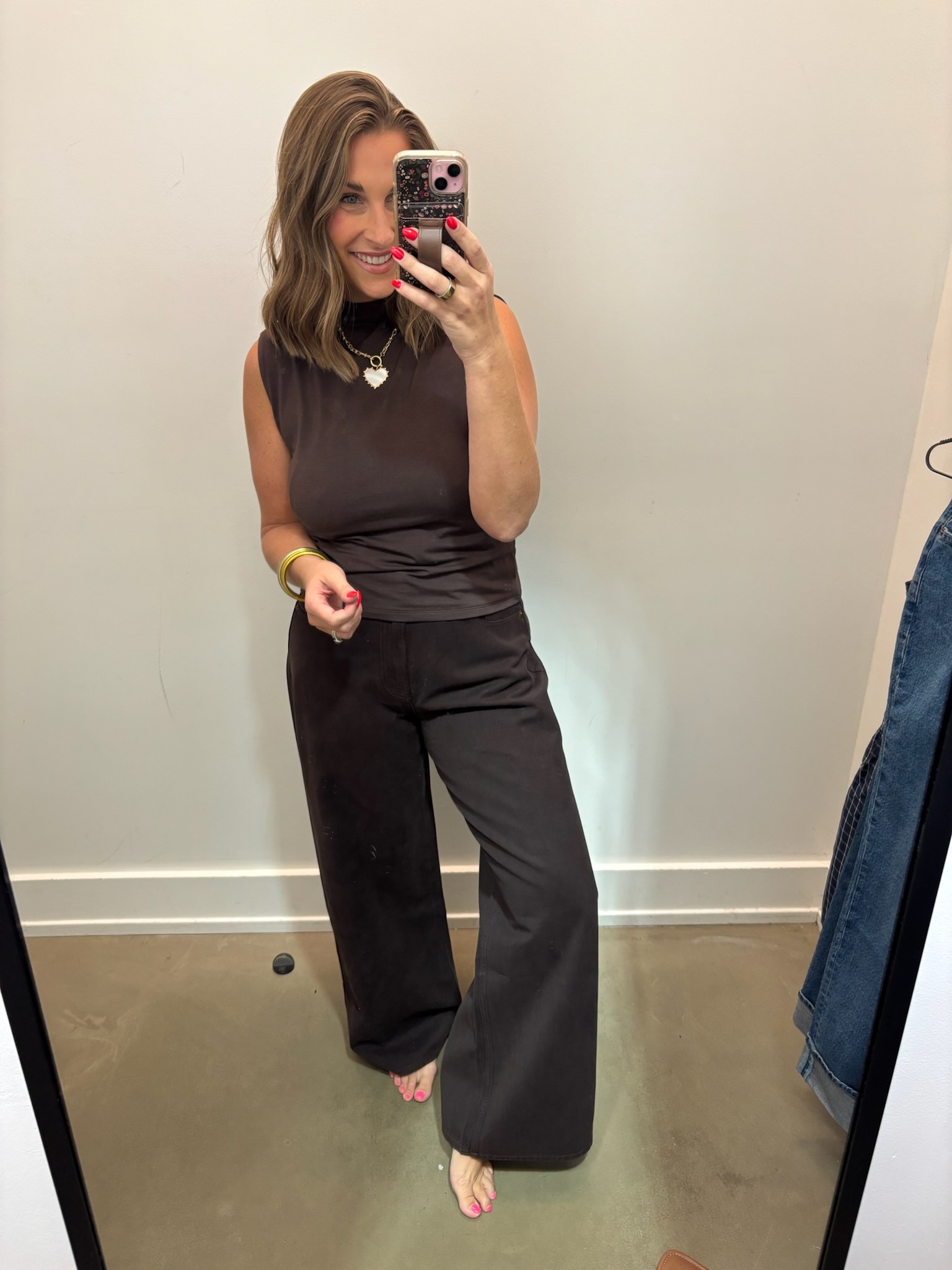 Such a good transition-to-fall outfit 🤎 Easy, comfy, and so cute dressed up or down!!!

#LTKSeasonal #LTKSaleAlert #LTKootd