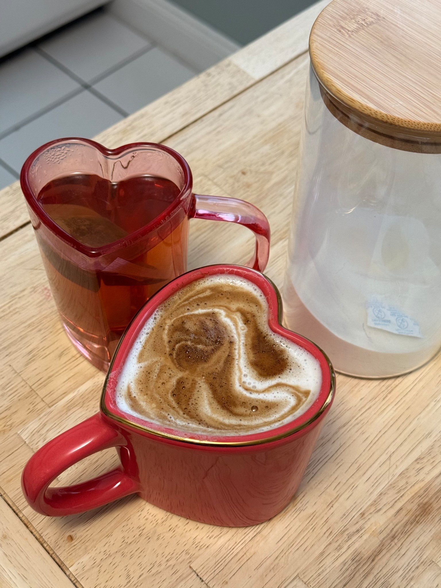 Collagen Latte for mommy, tea for Gabriella. 💞 Love this collagen because it also has Biotin and Vitamin C in it to help support the collagen fibers!

#LTKselfcare #LTKValentine #LTKmomlife