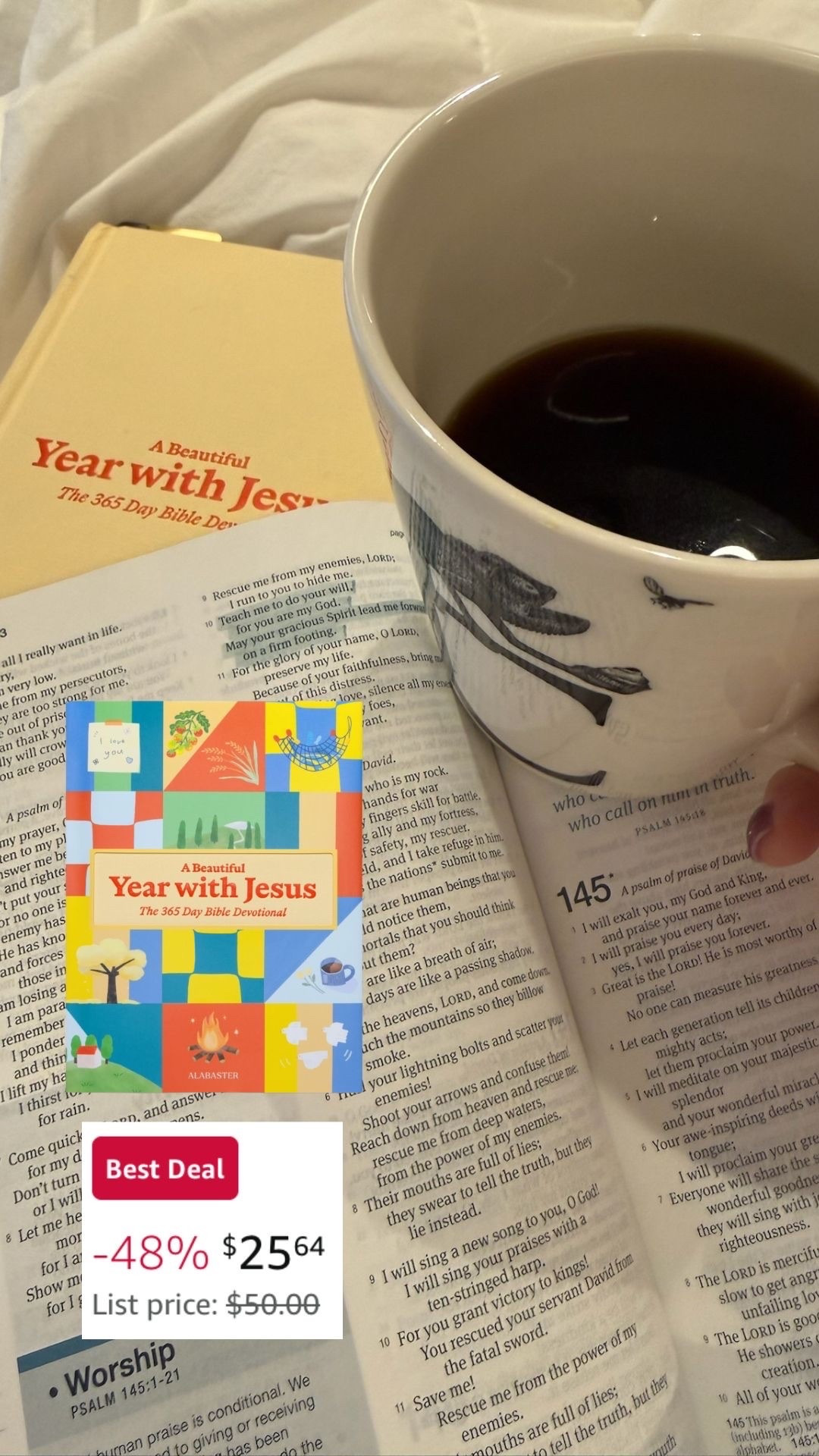 Bible and other favorites I use every morning to reset 🤍 easy day one, day two, day three and it’s on sale right now for prime! 



Bible, faith, Amazon finds, morning reset, routine, GRWM, morning routinee

#LTKSaleAlert #LTKdayinmylife
