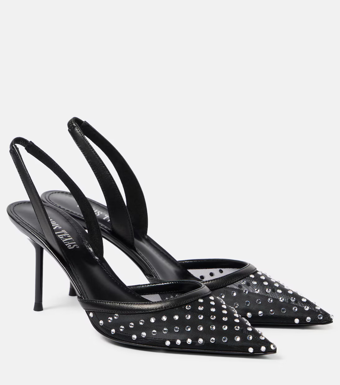 Lidia 80 embellished mesh slingback pumps | Mytheresa (US/CA)