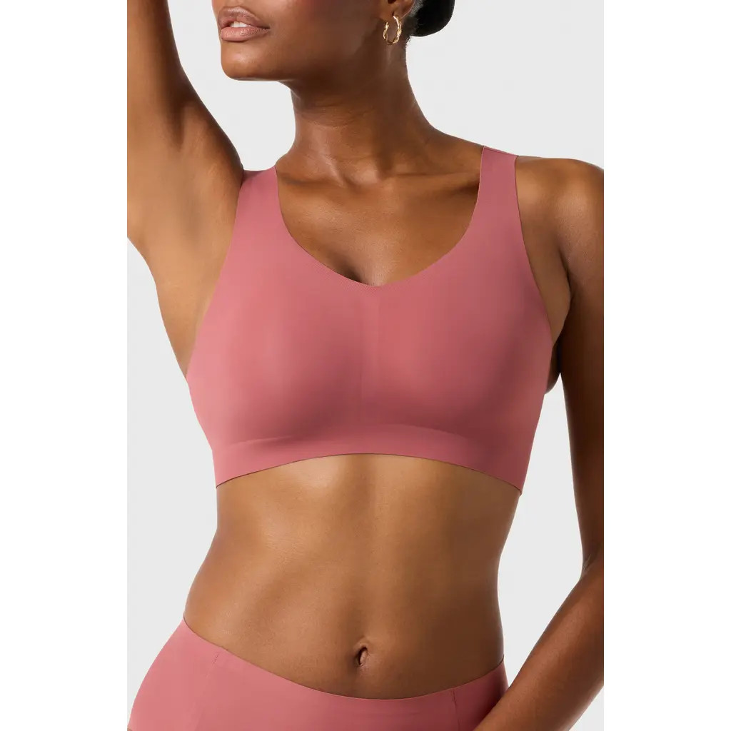 Evelyn & Bobbie Defy Wireless Bra in Pink Canyon at Nordstrom, Size 3X-Large | Nordstrom
