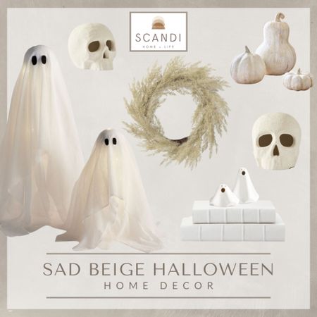 sad beige halloween decor 🍂 I’m so ready to decorate for fall! fall home decor | neutral fall decor | ghost decor | ceramic skull | fall wreath

#LTKhome #LTKSeasonal #LTKfamily