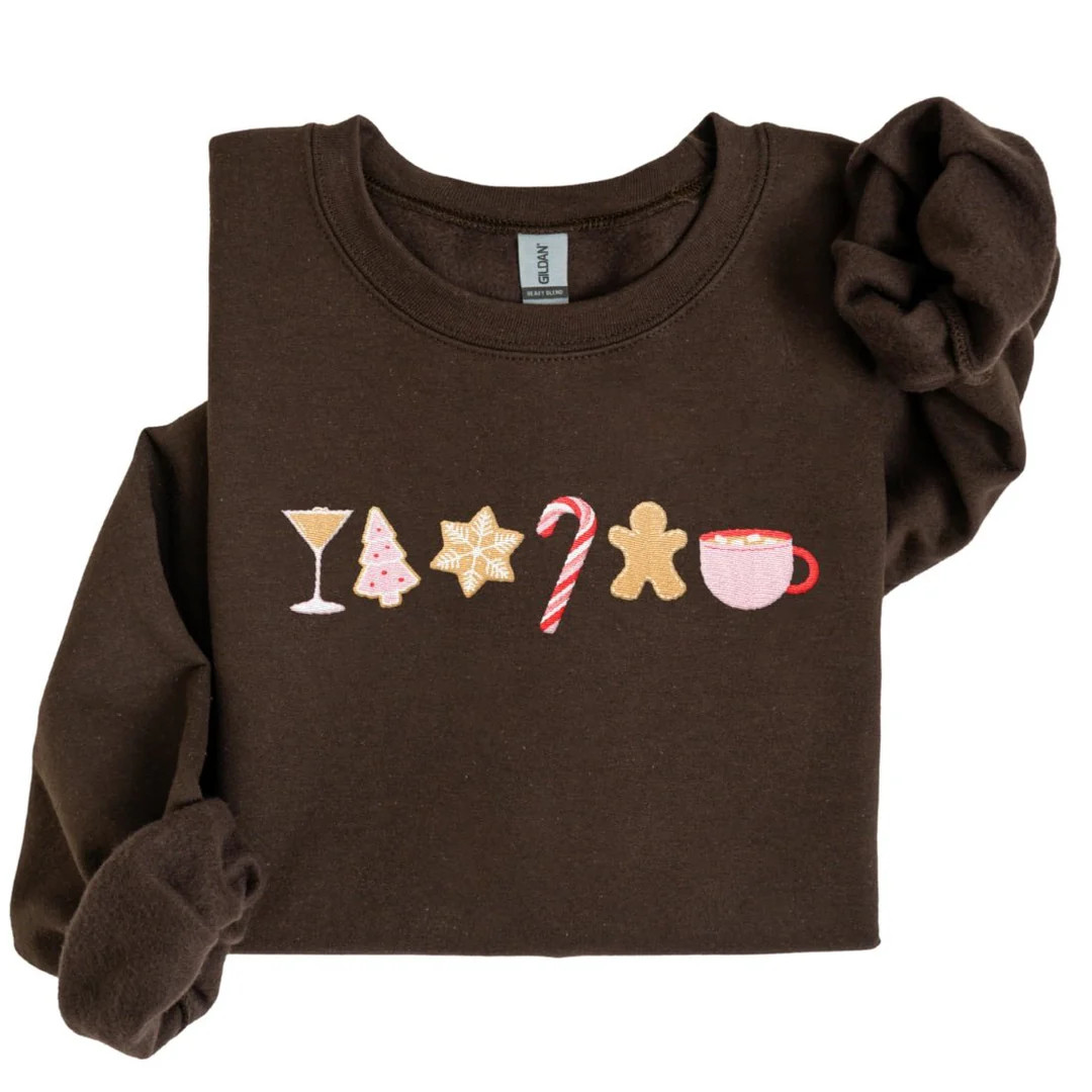 ‘Sips & Sweet Delights’ Crewneck Sweatshirt | United Monograms