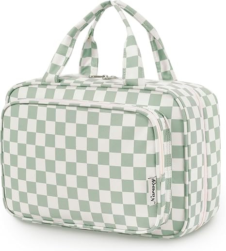 Narwey Travel Toiletry Bag for Women Large Capacity, Hanging Makeup Bag Organizer Toiletries Bag ... | Amazon (US)
