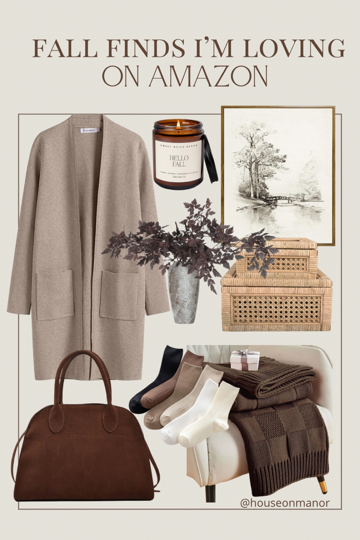 Fall Amazon finds I'm loving🤎


Fall sweater, fall wall art, fall candles, fall purse, fall handbag, fall throw blankets, neutral home decor, sweet water candles, afloral dupe fall stem, fall socks

#LTKStyleTip #LTKSeasonal #LTKHome