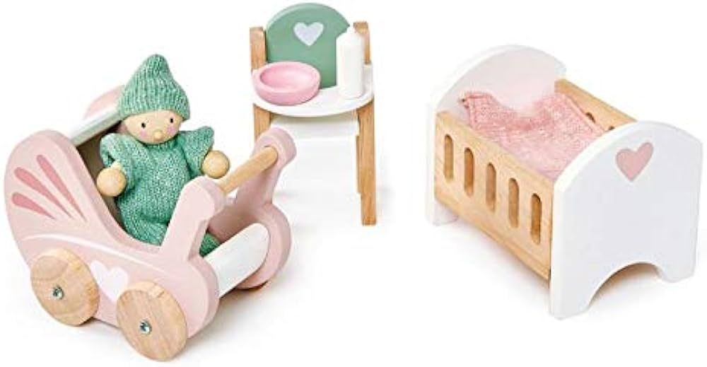Tender Leaf Toys - Dovetail Dollhouse Accessories - Detailed Ultra Stylish Wooden Furniture Sets ... | Amazon (US)