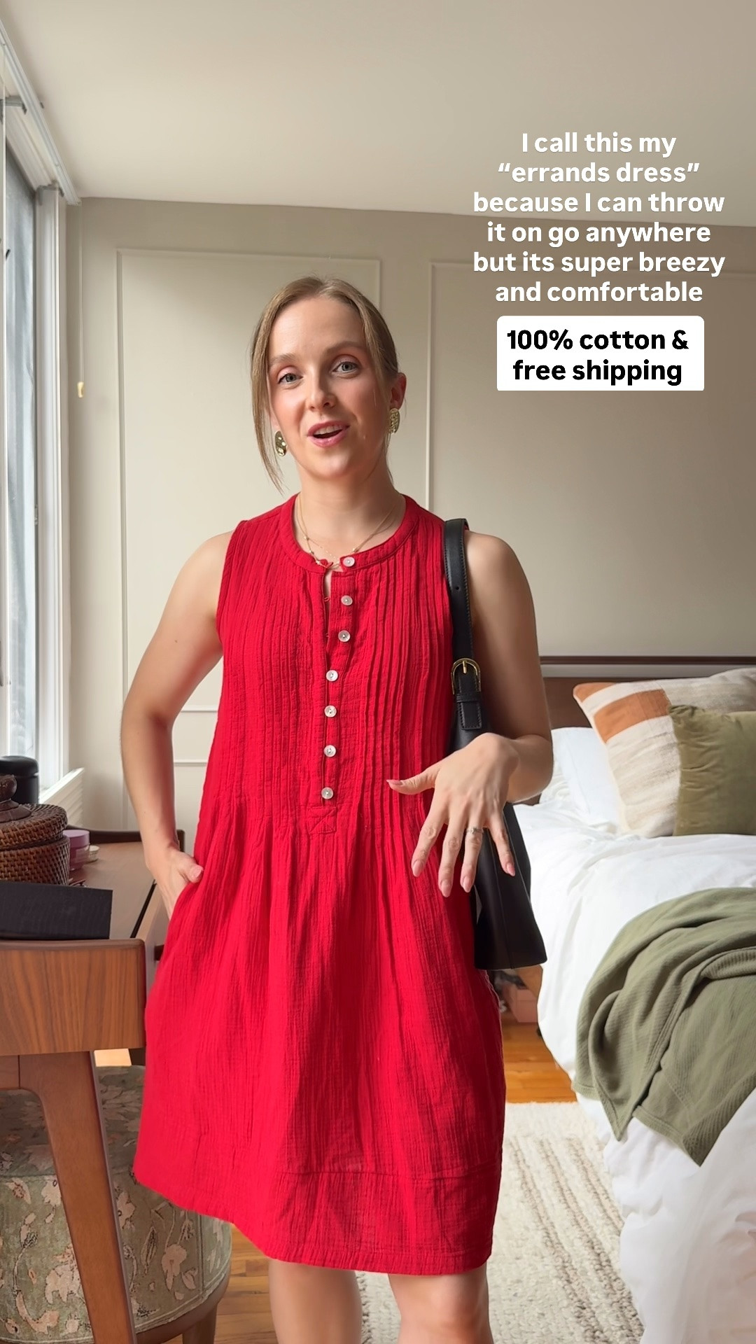 Most worn dress of the summer
100% gauze cotton from Quince 
Wearing xs, so lightweight and breathable free shipping & 365 day returns

#LTKootd #LTKSaleAlert #LTKPetite