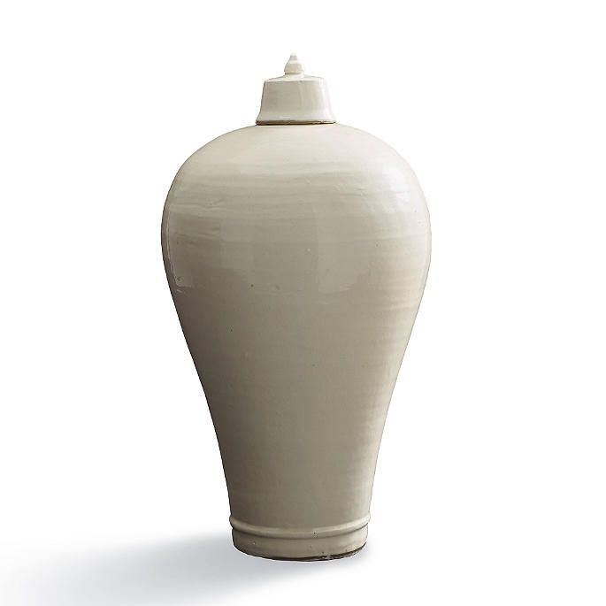 Blanc de Chine Lidded Vase | Frontgate | Frontgate
