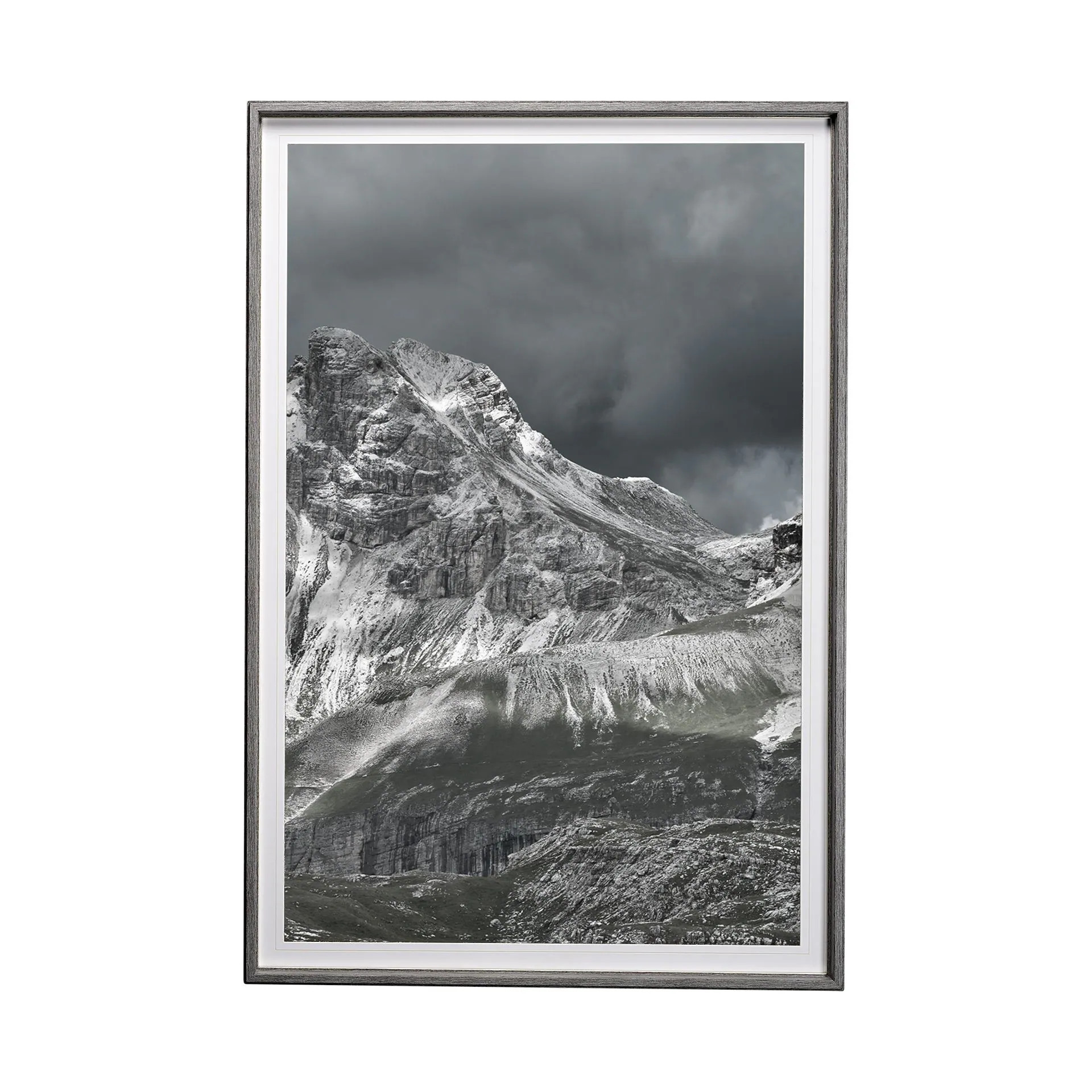 Europe Mountain 1 R by Chris Dunker a Framed Photo Art Print Matted under Glass | Overstock