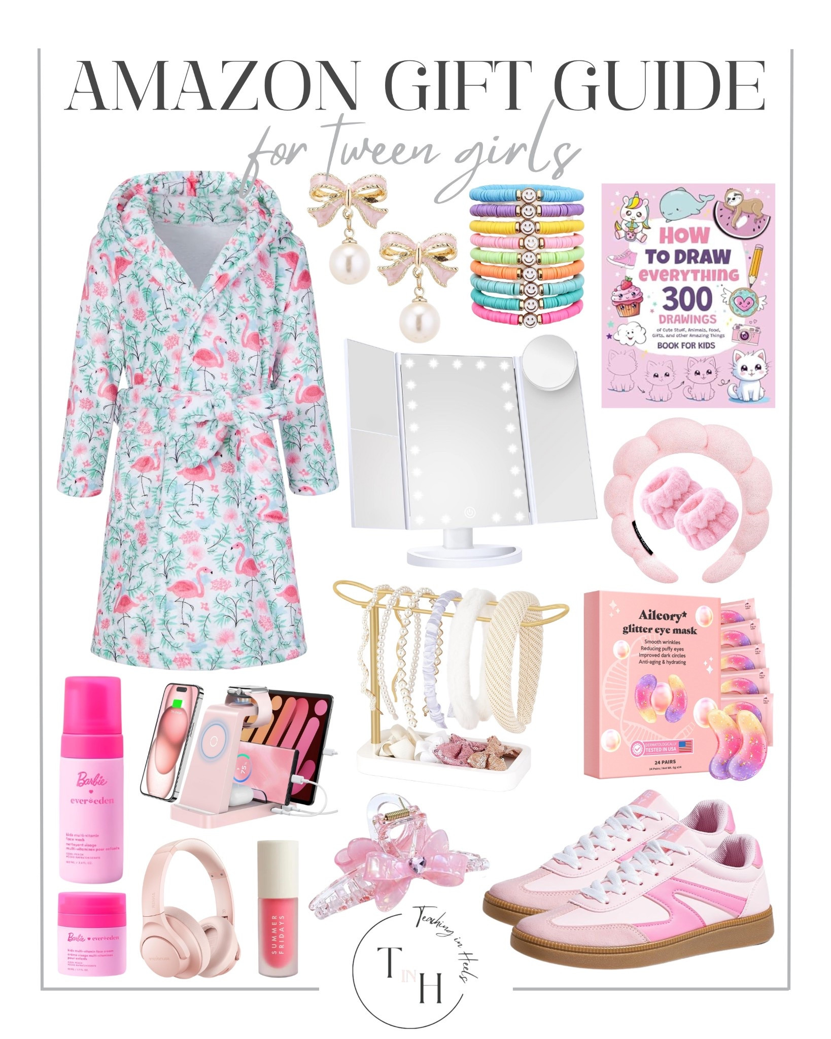 Amazon Gift Guide for Tween Girls

squishmallows
lip balm sets
cute stationery
hair accessories
friendship jewelry
mini skincare
plush robes
pastel water bottle
room decor lights

#LTKStyleTip #LTKSeasonal #LTKGiftGuide