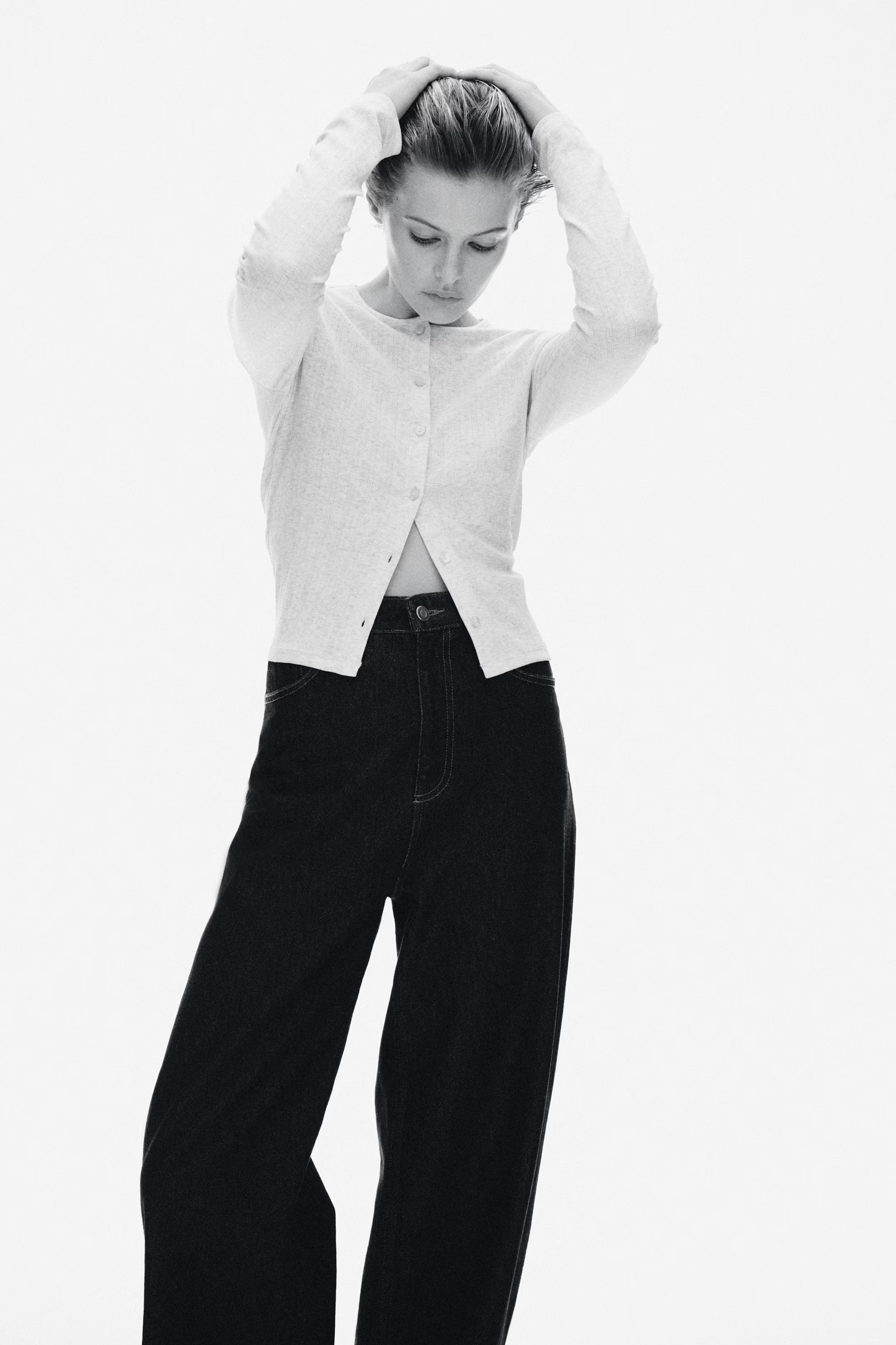 Pointelle Jersey Cardigan | H&M (US + CA)