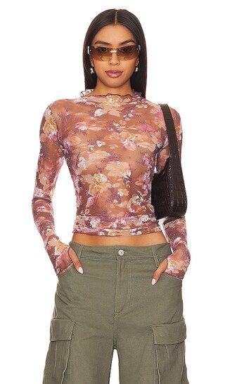 x Intimately FP Lady Lux Tee In Fallen Rose Combo | Revolve Clothing (Global)