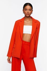 Notched-Lapel Single-Breasted Blazer | Forever 21 (US)