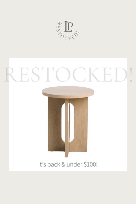 It’s back and under $100! Perfect accent table and the wood tone is gorgeous, especially for the price!! 

Side table, accent table, wood table, round table, tj Maxx, budget friendly, affordable finds

#LTKhome #LTKsalealert #LTKfindsunder100
