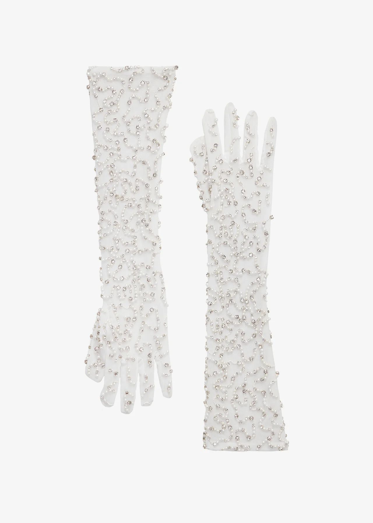 Ari Embellished Gloves | Retrofete