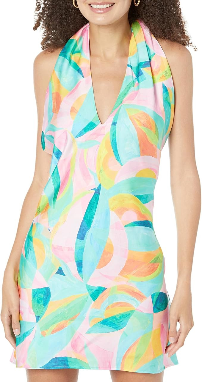 Show Me Your Mumu womens Jasmine Halter Mini Dress | Amazon (US)