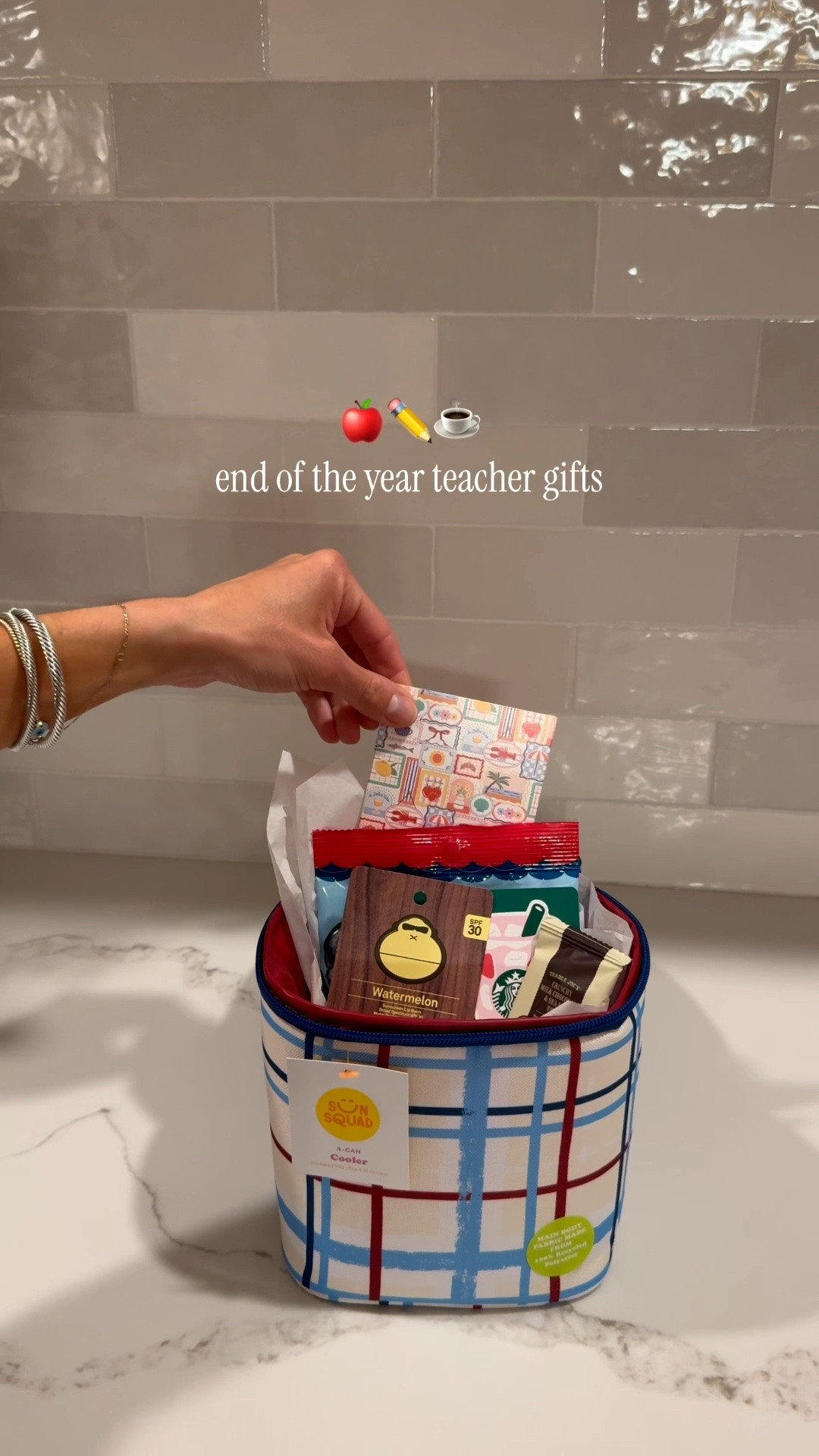 teacher gift 
Trader Joe’s candy