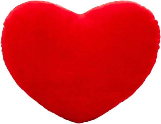 YINGGG Cute Plush Red Heart Pillow, Cushion Toy Throw Pillows Gift for Kids' Friends/Children/Gir... | Amazon (US)