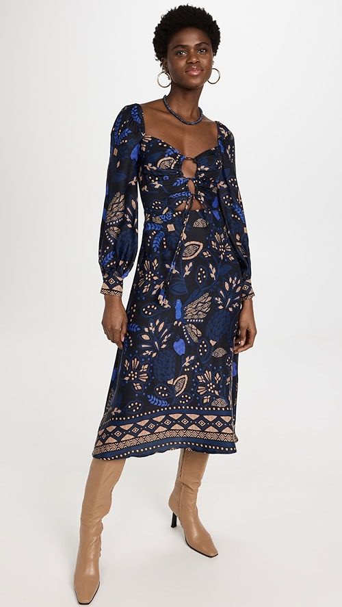 Macaw Forest Black Maxi Dress | Shopbop