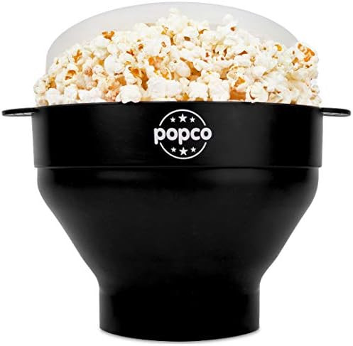 The Original Popco Silicone Microwave Popcorn Popper with Handles, Silicone Popcorn Maker, Collap... | Amazon (US)