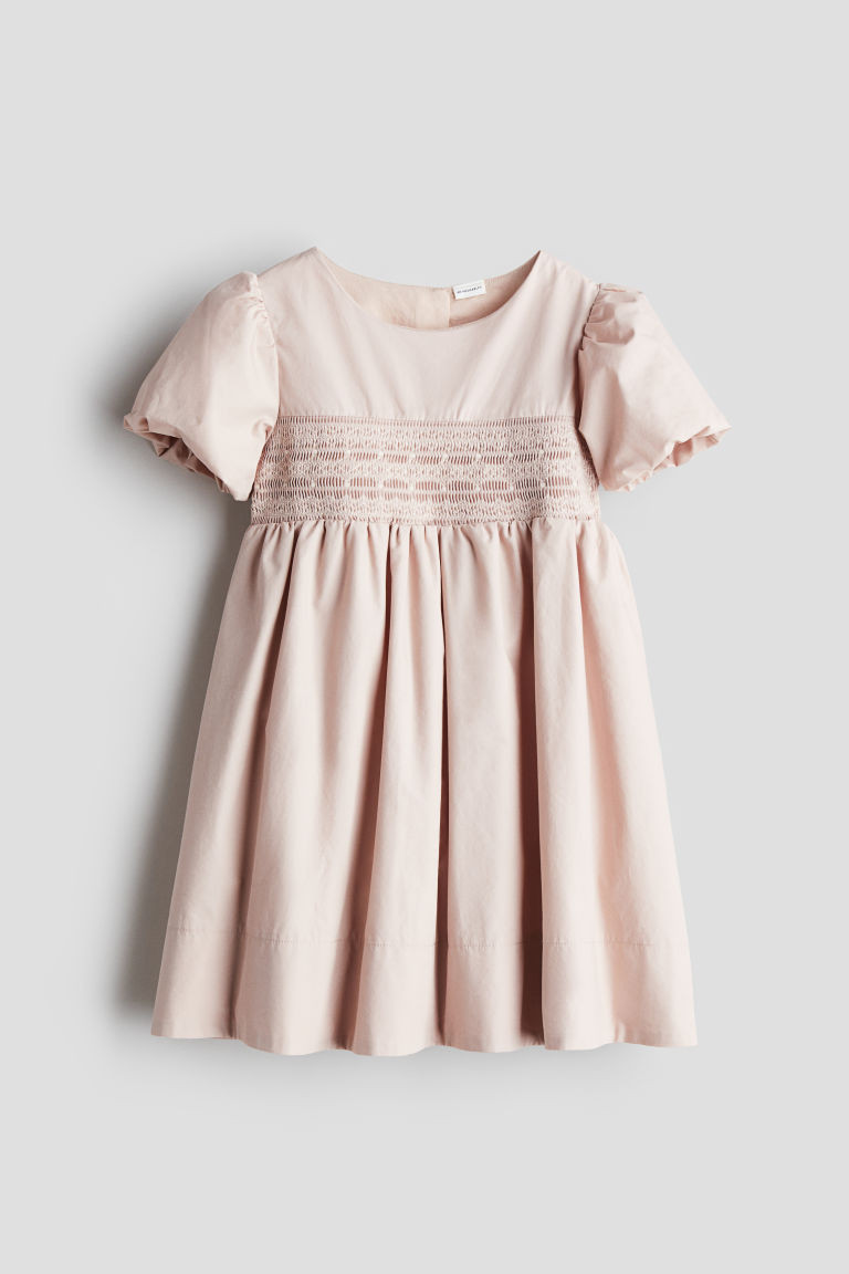 H & M - Embroidery-Detail Dress - Pink | H&M (US + CA)