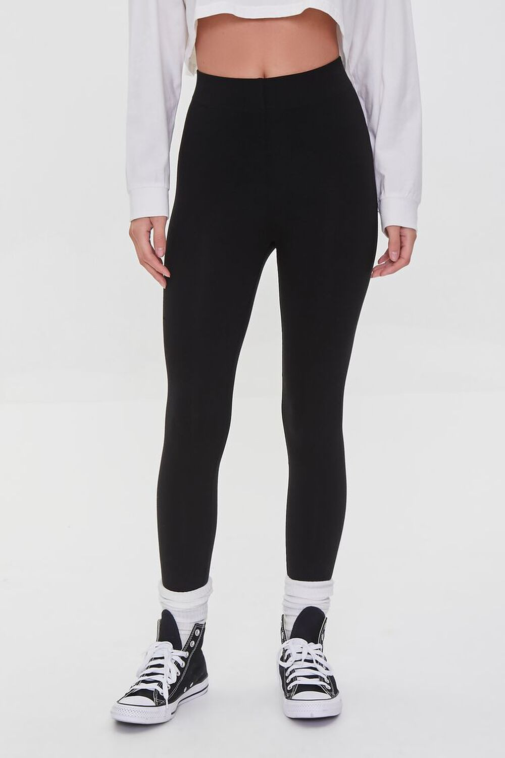 Basic High-Rise Leggings | Forever 21 (US)