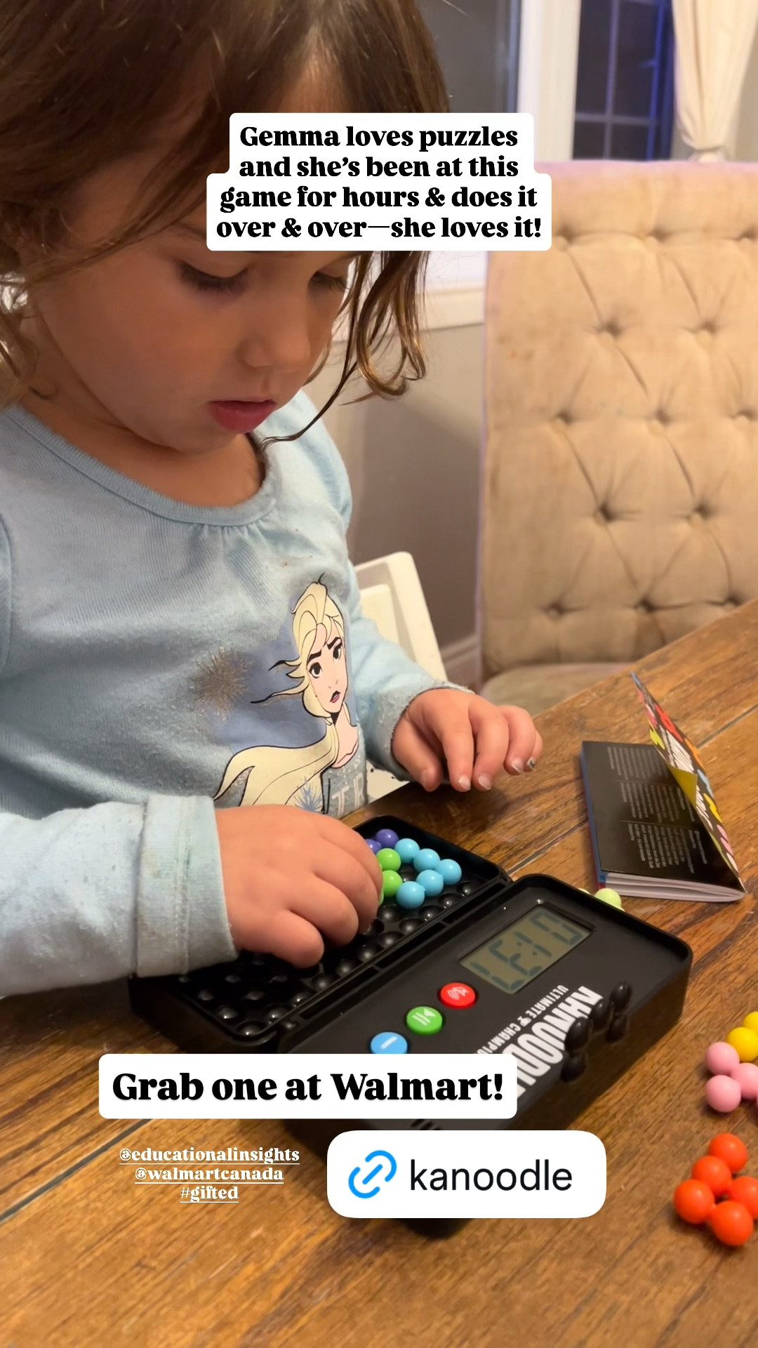 Best gift idea! If your kids love puzzles, this little game will keep them busy for hours.

Christmas gift idea Games for Kids Family Board Games Puzzles