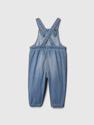 Baby Organic Cotton Denim Overalls | Gap (US)