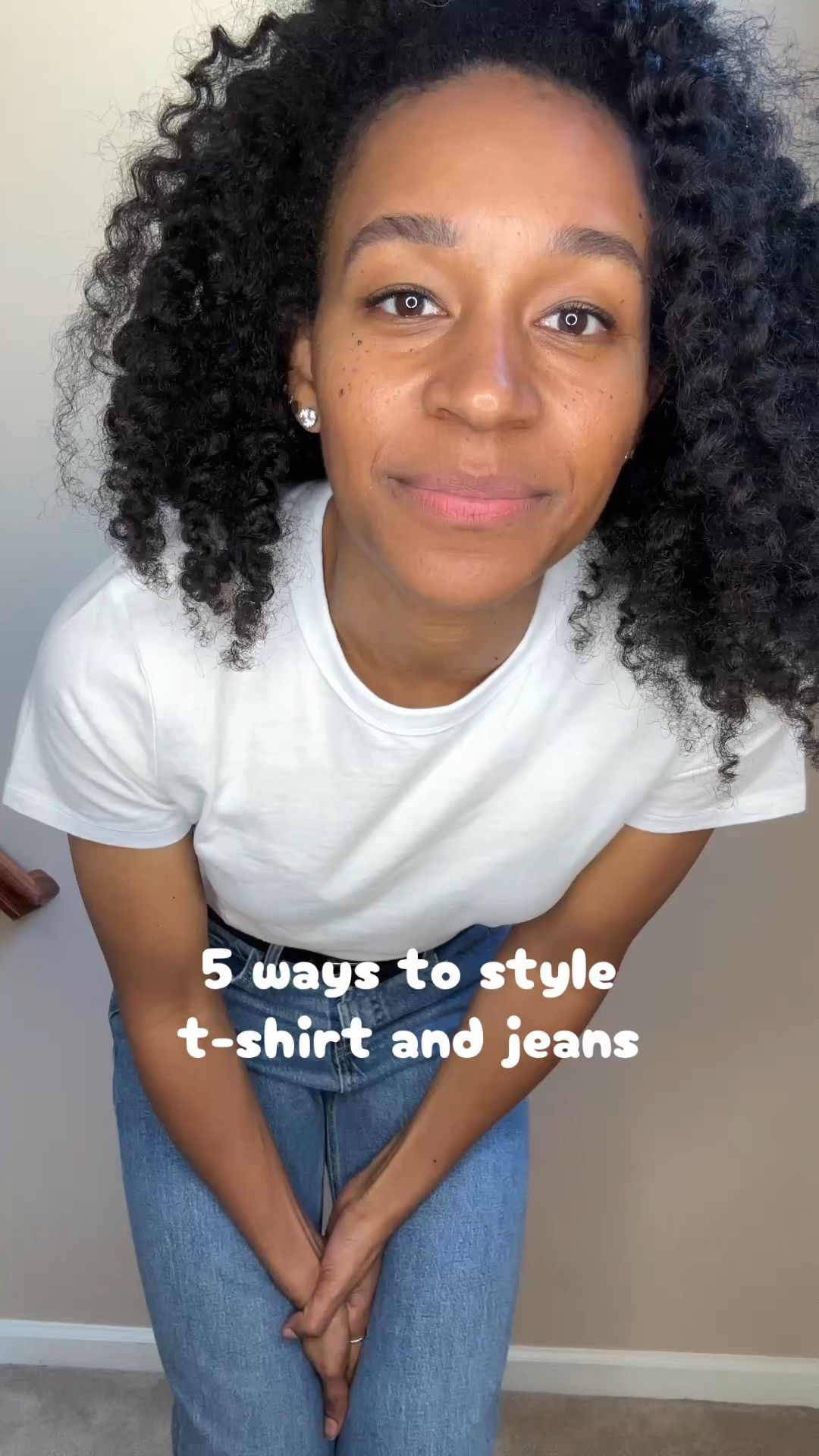 Day two of styling a t-shirt and jeans with a cardigan and scarf.  

 #LTKgrwm #LTKootd #LTKOver40