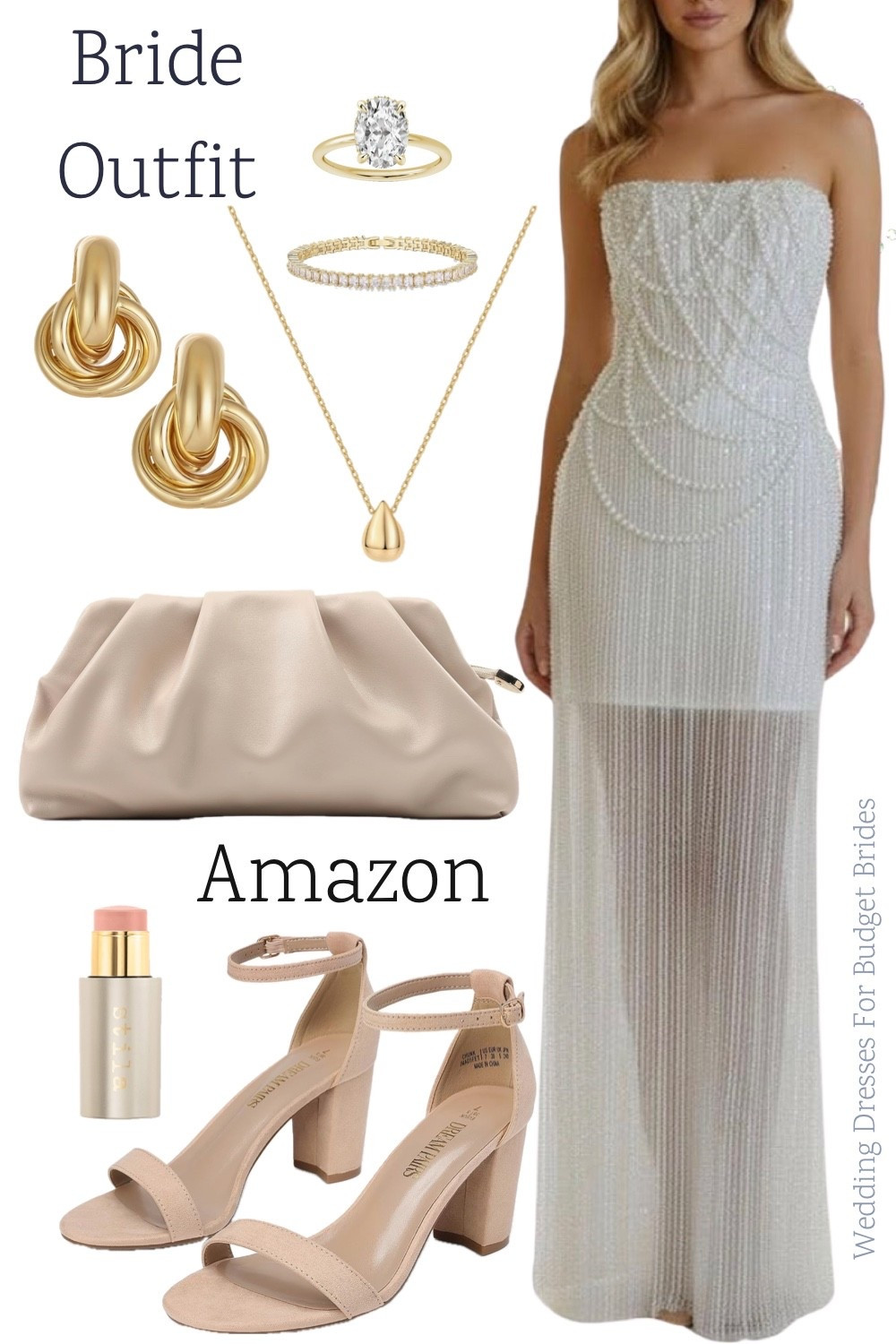 Bride outfit idea, all on Amazon.

#LTKWedding #LTKSeasonal