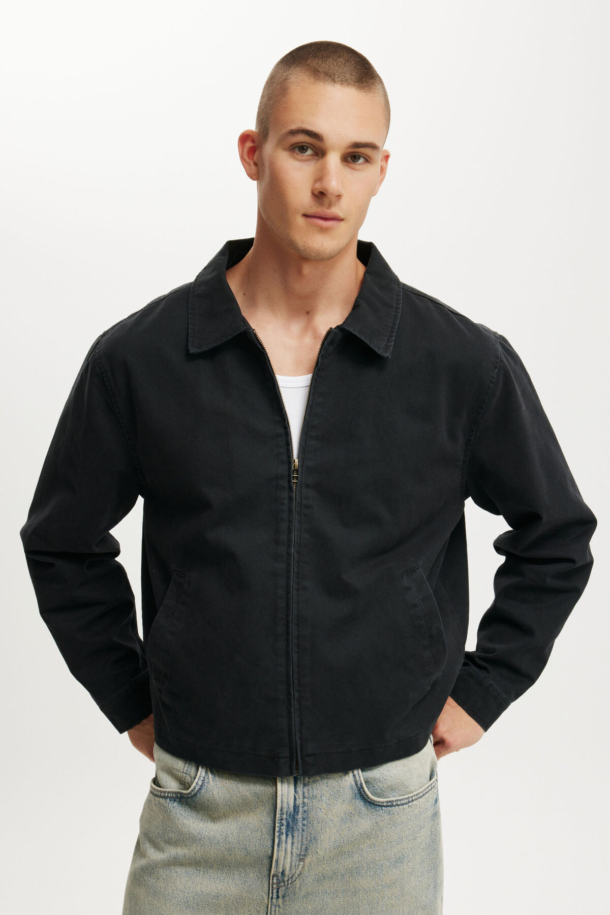 Cropped Harrington Jacket | Cotton On (ANZ)