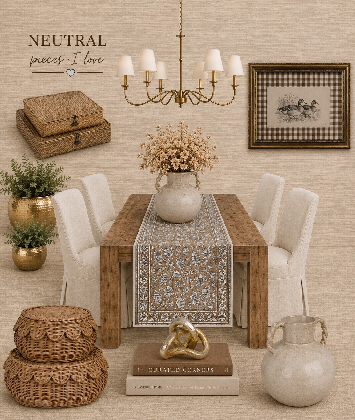 I’m loving each and every one of these pieces! The perfect neutral staples for your home!