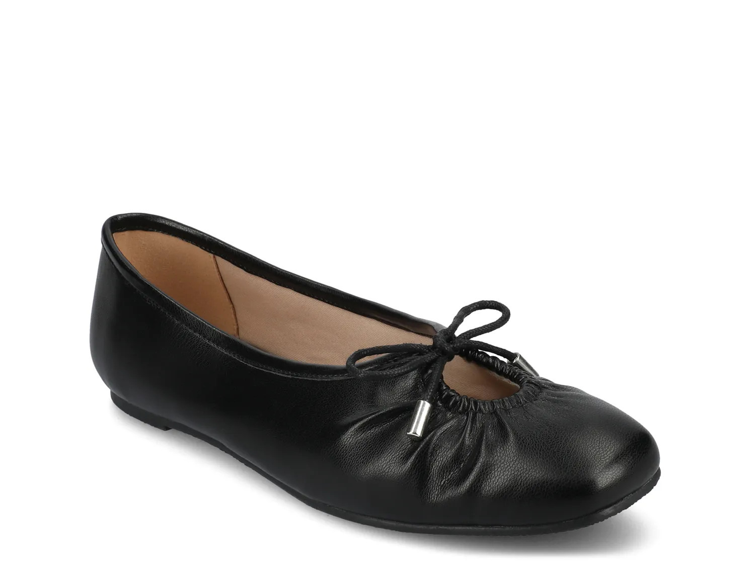 Journee Collection Callee Ballet Flat | Women's | Black | Size 12 | Flats | DSW