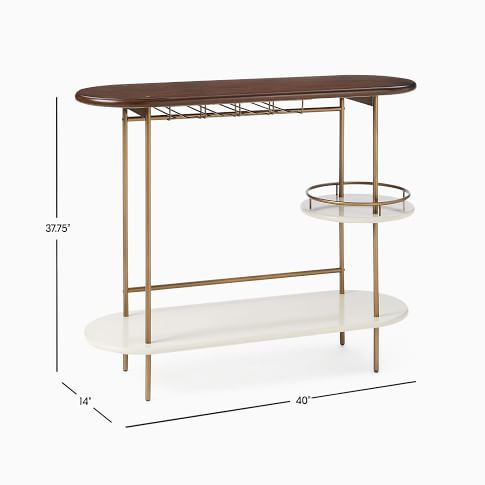 Tiered Bar Console (40") | West Elm (US)