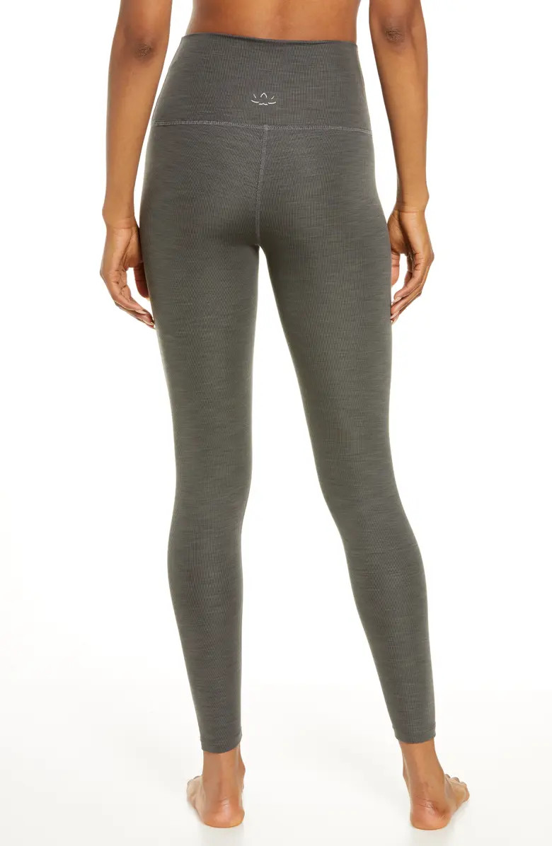 Heather High Waist Rib Leggings | Nordstrom