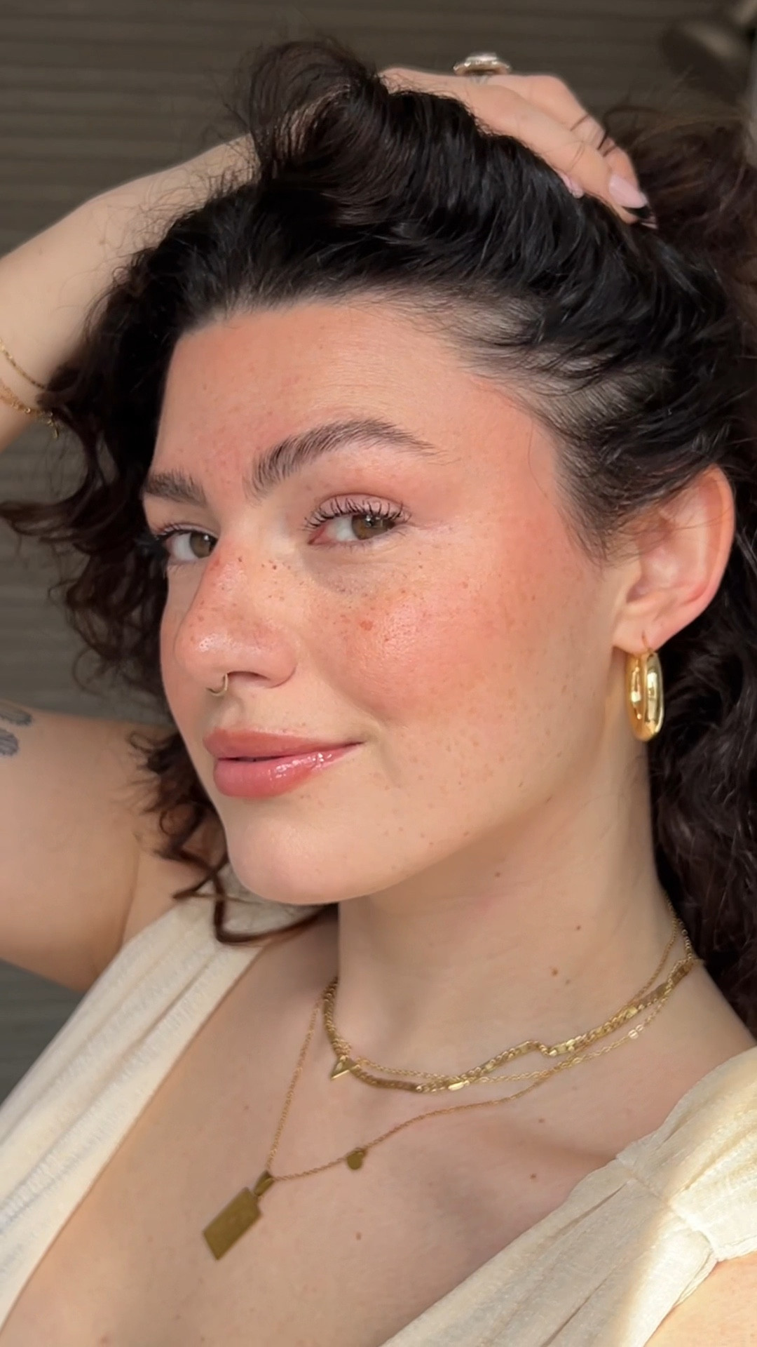 freckle-friendly everyday makeup look 🫦

#LTKbeauty #LTKstyletip