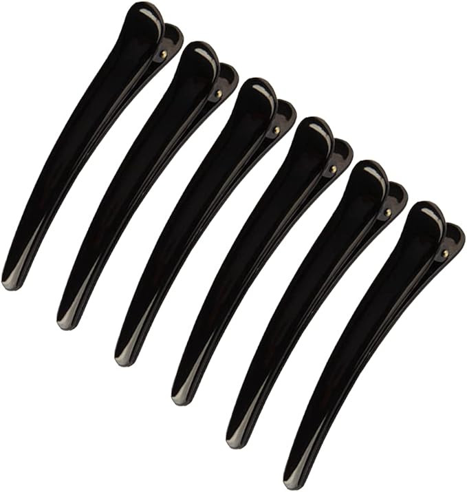 6 Pcs Hair Sectioning Clips, Plastic Hairdresser Clips, Hair Hairdressing Styling Clips for Styli... | Amazon (UK)