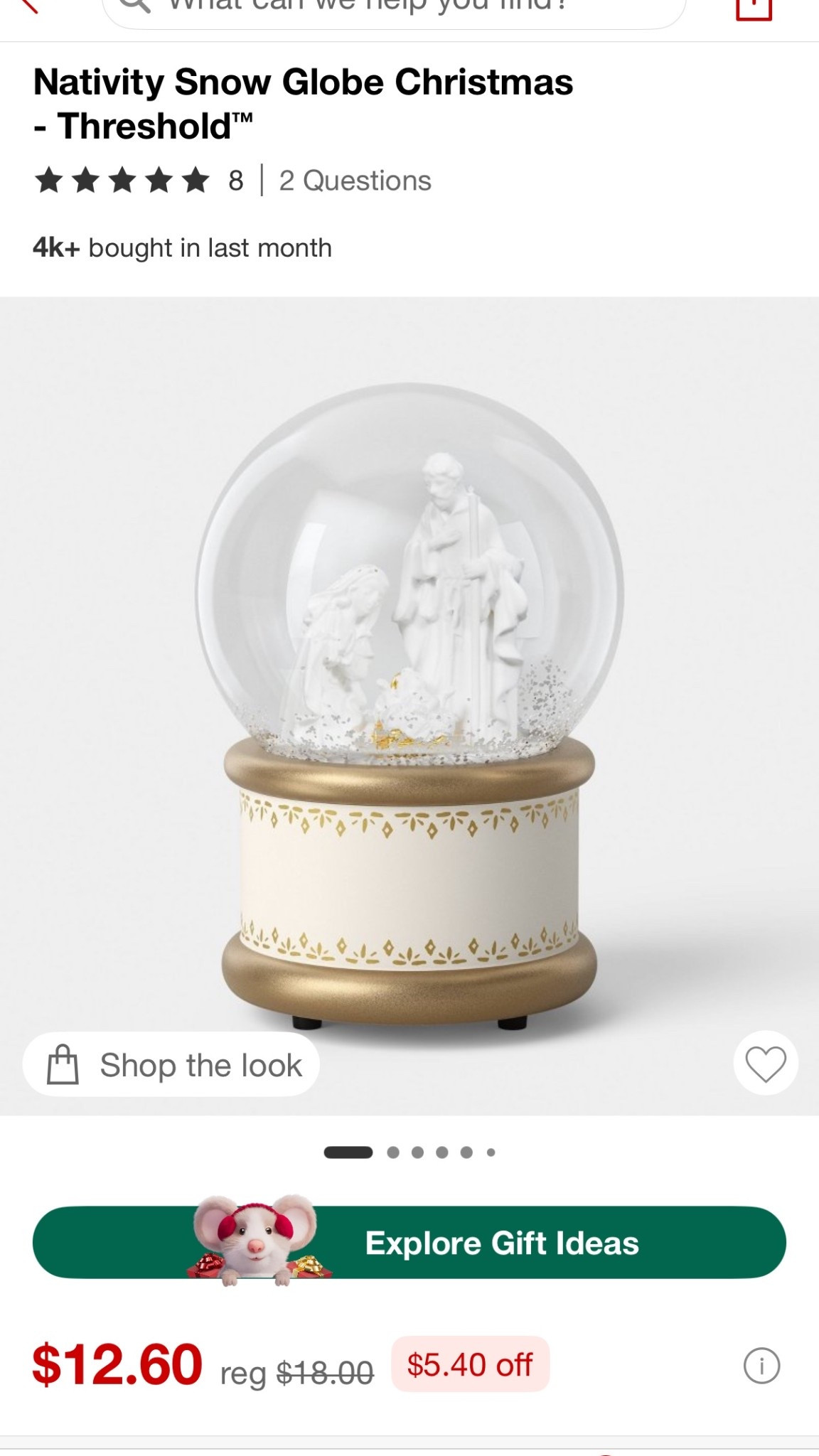 Just grabbed this nativity snow globe on sale from Target 🌟 

#LTKSaleAlert #LTKGiftGuide #LTKHoliday