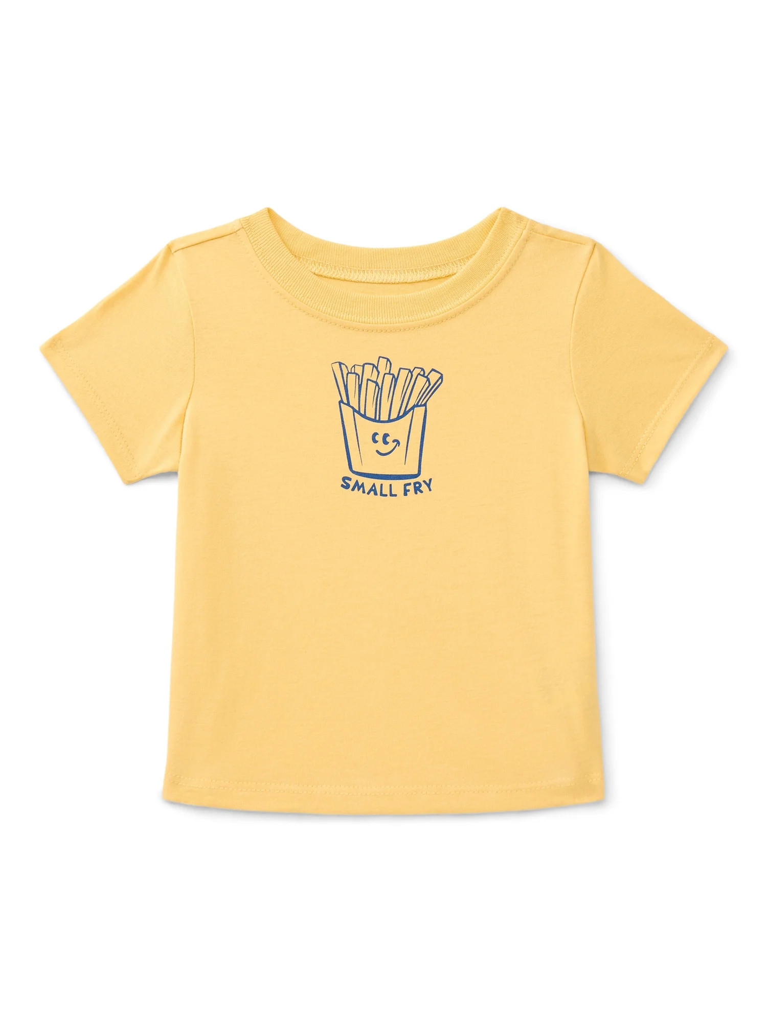 Wonder Nation Baby Boys Crewneck Tee with Short Sleeves, Sizes 0/3M-24M | Walmart (US)