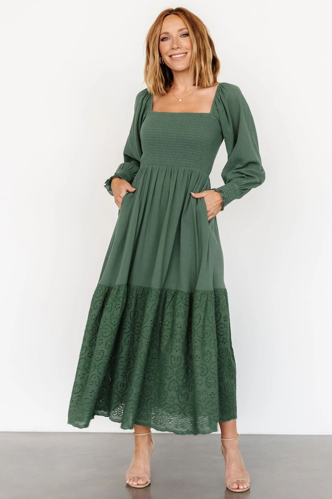 Marcella Maxi Dress | Green | Baltic Born