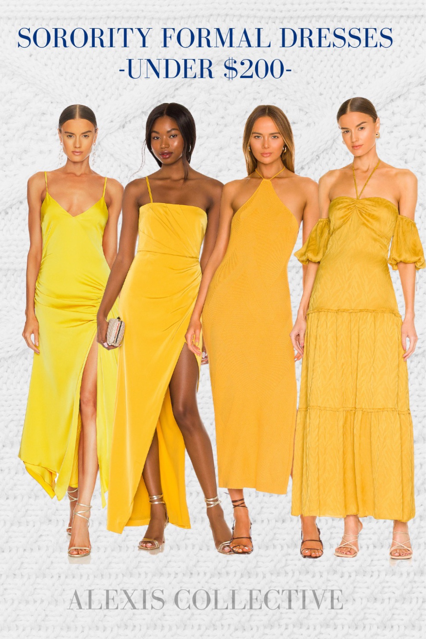 Goldenrod Bridesmaid Dresses