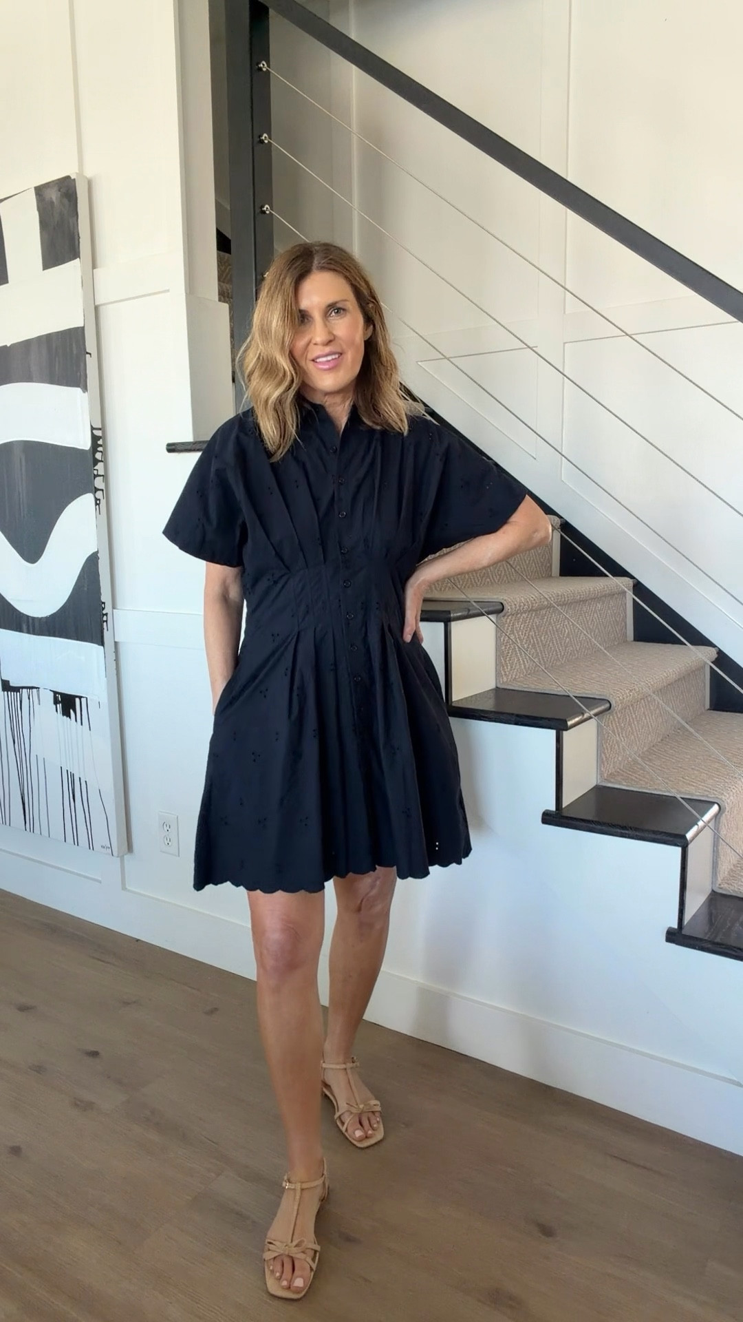 Wearing a small in this adorable spring dress 
Click on size and color to see availability #walmartstyle 

#LTKOver40