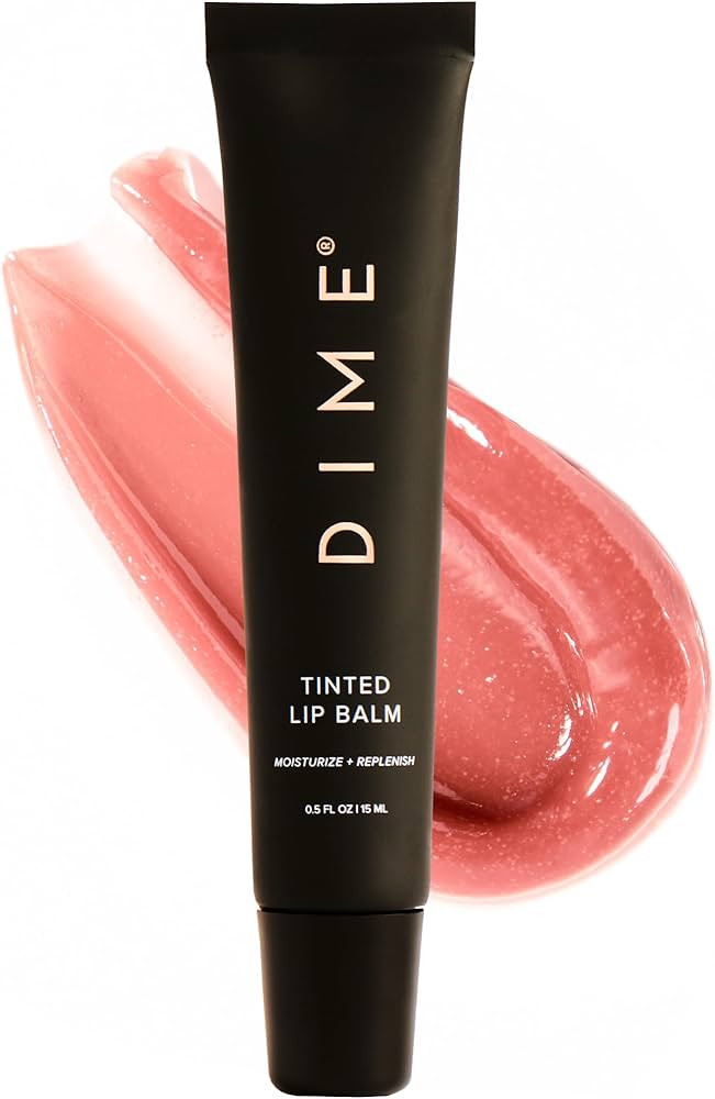 DIME Beauty Tinted Lip Balm (Desert Rose) - Hydrating Tinted Lip Balm and Gloss, Vegan & Cruelty-... | Amazon (US)