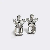 MME. FLEUR De LIS Crystal Earrings | MME.MINK