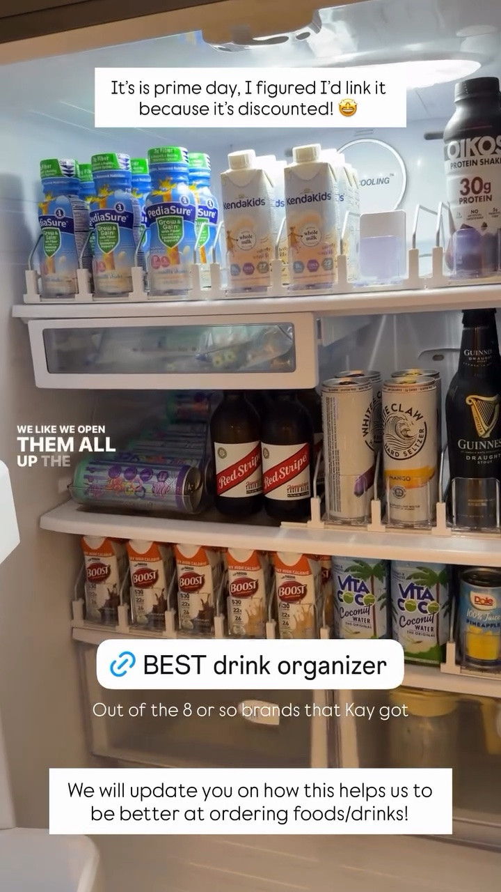 The BEST drink organizer!

Out of the 8 or so brands that Kay got  We will update you on how this helps us to be better at ordering foods/drinks! It’s Amazon prime day, I figured I’d link it because it’s discounted! 🤩

#LTKSaleAlert #LTKHome #LTKmomlife