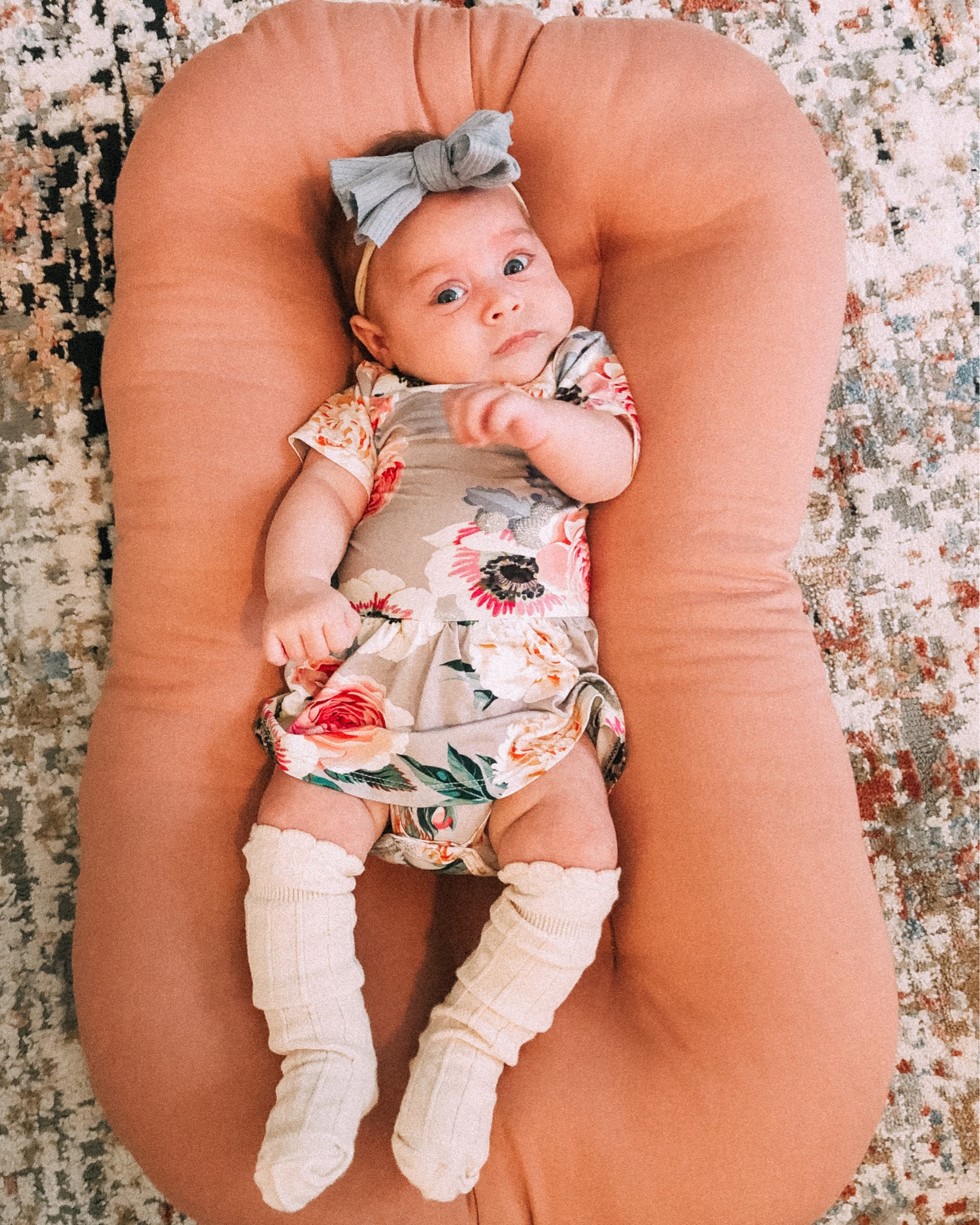 posh peanut skirted onesie in french gray and snuggleme lounger😍🌹🌷💐

#LTKfit #LTKfamily #LTKbaby