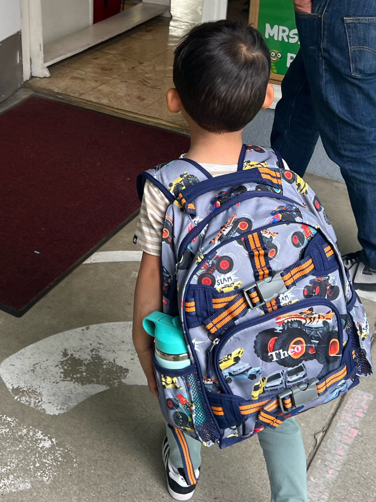 Theo’s first backpack! This is a size small and it’s definitely a bit big on him but we wanted him to wear it for longer! Theo loves the monster trucks and doesn’t mind the size. 

#LTKKids #LTKFamily #LTKItBag