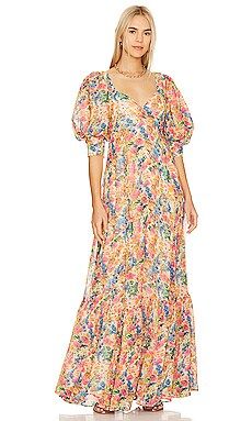 byTiMo Georgette Gown in Light Blossom from Revolve.com | Revolve Clothing (Global)